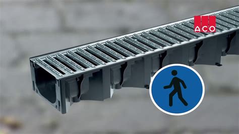How to Install ACO HexDrain Drainage Channels .